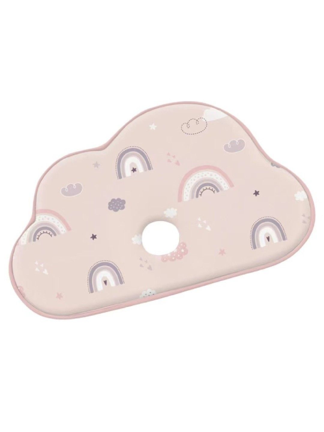 Lily and Tucker Memory Foam Newborn Pillow (Pink Rainbow) edamama